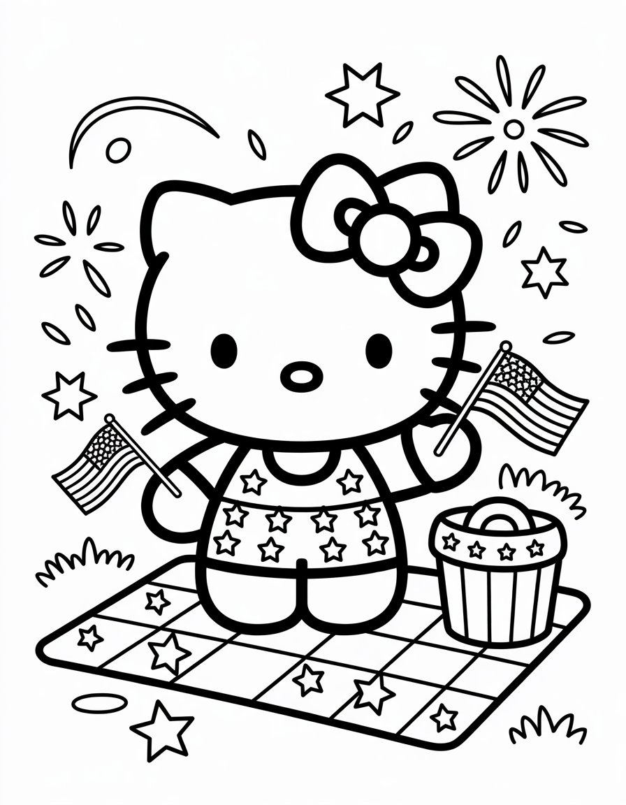 Fourth of July Hello Kitty